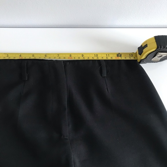 Sisley Black Straight Cut Lightweight Summer Pants Y2K 90’s - Picture 13 of 16